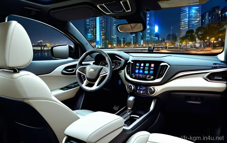 쌍용 티볼리와 쉐보레 트레일블레이저 비교 - **Prompt:** A wholesome family (two adults and two children, aged around 8-12, all dressed in comfor...